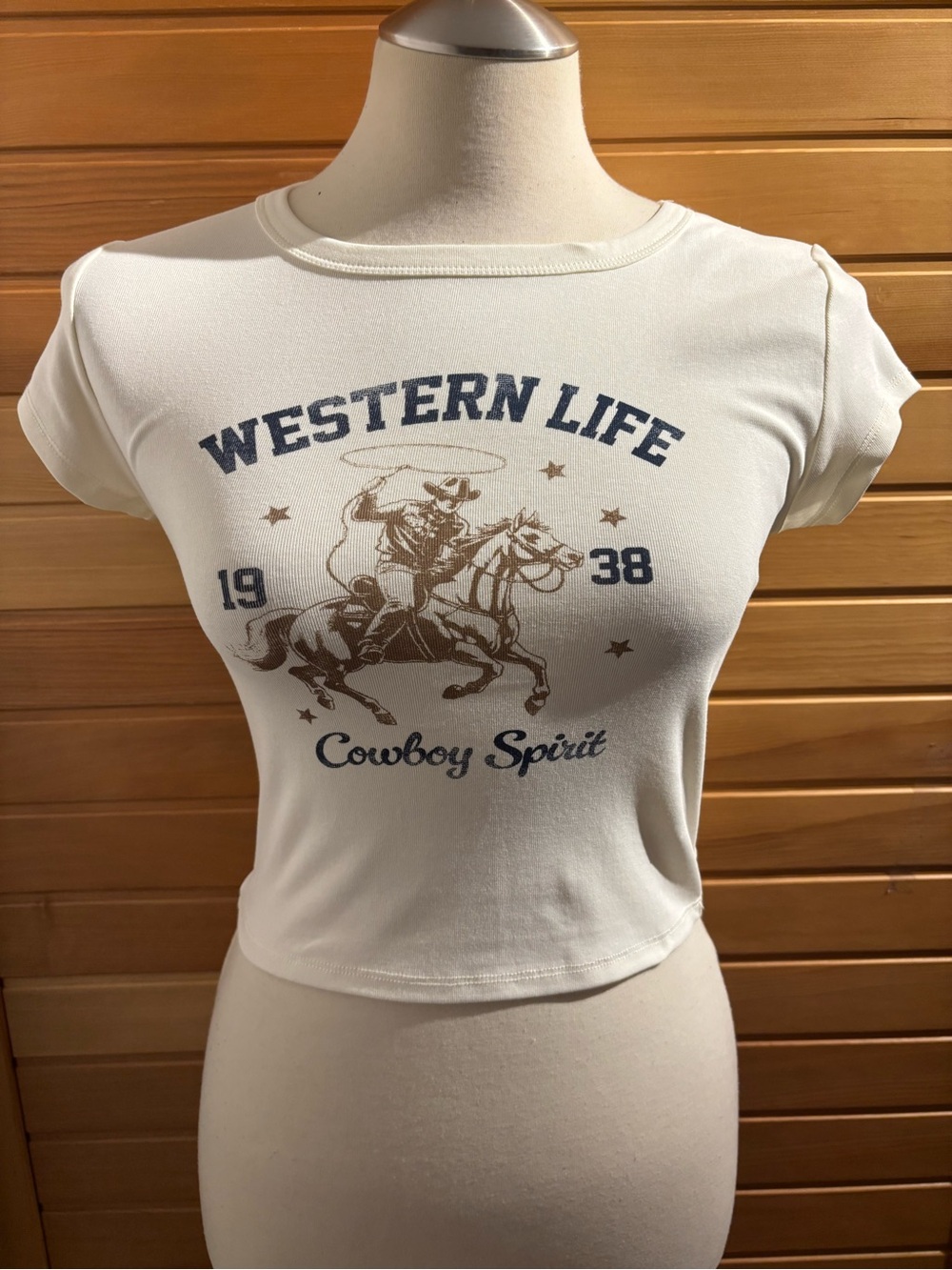 NWT by J.O.A Cowboy T-Shirt